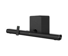 Kompiuterio kolonėlės „Sven“ garso juosta SB-2150A, juoda (180 W, USB, HDMI, ekranas, nuotolinio valdymo pultas, optinis, „Bluetooth“, belaidis žemųjų dažnių garsiakalbis), SV-019556