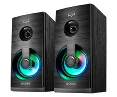 Kompiuterio kolonėlės SVEN SPS-512, juodas, USB, galia 2x3W (RMS), foninis apšvietimas, SV-020156