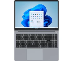 Nešiojamas kompiuteris TECNO Megabook K16SDA AMD R5-7430U iki 4.3GHz 16-inch FHD IPS 16:10 1920x1200 300nits 60Hz RAM 16Gb SSD 1Tb 70Wh 17.5 hours Cam 1Mp 720p AI WiFi5 BT 5.0 RJ45 2xTypeC Full 2xUSB3.1 HDMI Finger print QWERTY EN Backlight All metal Winows 11H Gray