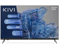 Televizorius Kivi 32H750NB, 32', HD, Google Android TV, 1366x768, 60 Hz, Sound by JVC, 2x8W, 33 kWh/1000h , BT5, juodas