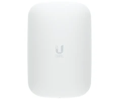 Maršrutizatorius UBIQUITI U6 ilgintuvas; „WiFi 6“; 6 erdviniai srautai; 115 m² (1 250 ft²) aprėptis; daugiau nei 300 prijungtų įrenginių; Maitinimas iš standartinio kintamosios srovės sieninio lizdo; Belaidis ryšys su „UniFi WiFi“.