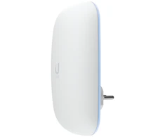Maršrutizatorius UBIQUITI U6 ilgintuvas; „WiFi 6“; 6 erdviniai srautai; 115 m² (1 250 ft²) aprėptis; daugiau nei 300 prijungtų įrenginių; Maitinimas iš standartinio kintamosios srovės sieninio lizdo; Belaidis ryšys su „UniFi WiFi“.