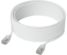 Ubiquiti UniFi UACC-Cable-Patch-EL-C6A-8M-W aukščiausios kokybės komutacinis kabelis Ultra-thin pintas, sukurtas ir optimizuotas 10 GbE tinklams, RJ45