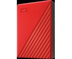 Išorinis kietasis diskas HDD Western Digital My Passport (6TB, USB 3.2) Raudona