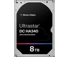 Sandisk HDD Server WD Ultrastar DC HA340 8TB 512e SE, 3.5’’, 256MB, 7200 RPM, SATA, SKU: 0B47078