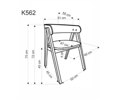 Halmar Kėdė K-562