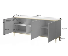 Halmar Komoda GLAMOUR