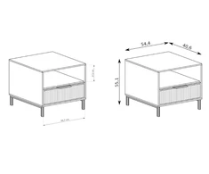 Halmar Naktinė spintelė LINKASTYLE LS-7