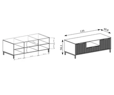 Halmar TV staliukas LINKASTYLE LS-3