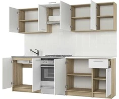 Halmar Virtuvės komplektas DARIA 240 sonoma/balta