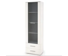 Halmar Vitrina LIMA W-1 balta