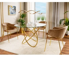 Signal Meble Stalas ORBIT GOLD
