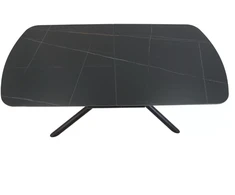 Signal Meble Valgomojo komplektas - Stalas VECTOR CERAMIC+ Kėdės SERVIO VELVET