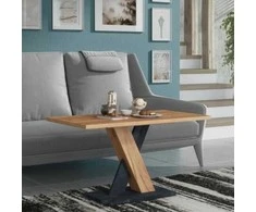 Szynaka Trendline Žurnalinis staliukas ENZO 02 Craft Oak Gold /Beton Juodas