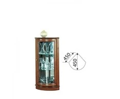 Taranko Meble Kampinė vitrina ZEFIR Z-K/NM