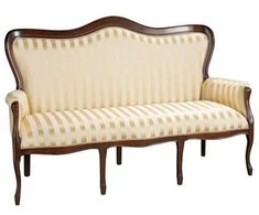 Sofa Taranko Meble Kanapa WERSAL W-3 TARANKO Audinys A TARANKO - Dažyto medžio su patina spalva