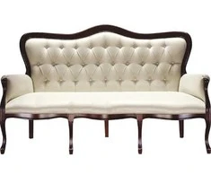 Sofa Taranko Meble Kanapa WERSAL W-3 TARANKO Audinys A TARANKO - Dažyto medžio su patina spalva