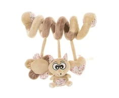 4Baby žaislas spiralė vežimėliui lapė F07