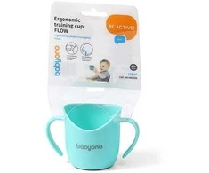 Baby Ono Babyono ergonomiškas mokomasis puodelis mėtinis 1463/06
