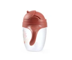 BabyOno neišsiliejantis puodelis, raudonas, 240 ml, 1464/01