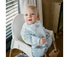 Baby Ono Babyono prijuostėlė su rankovėmis lėktuvas 1476/03