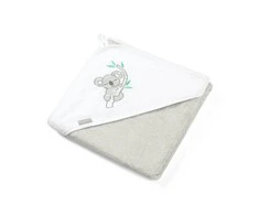 Baby Ono BabyOno bambukinis rankšluostis su gobtuvu, 85x85 pilkas, koala, 343/03