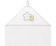 BabyOno rankšluostis su gobtuvu frotinis 100x100, baltas TERRY, 142/07