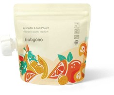Baby Ono BabyOno daugkartiniai maišeliai maisteliui užspaudžiami 5 vnt 150ml 1467