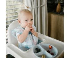 Green Cell Babyono prijuostė neperšlampama su kišene nuo 24 mėn meškėnas mėlynas 1642/01