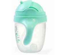 Baby Ono Babyono puodelis su šiaudeliu salotinis 1464/03