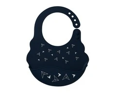 BabyOno seilinukas silikoninis, tamsiai mėlynas, lėktuvai, 829/07