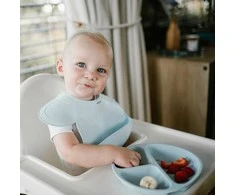 Baby Ono Babyono seilinukas silikoninis užsegamas mėlynas 1639/01