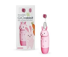 InnoGiO elektrinis dantų šepetėlis triušis rožinis GIO-455PINK