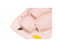 InnoGiO lėkštutė silikoninė neslystanti rožinė GIOfresh GIO-900PINK