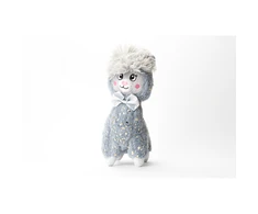 InnoGiO pliušinis žaislas Alpaka pilkas 30cm GIO-828GRAY