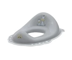 Maltex Baby klozeto sėdynė, neslystanti, Zebra, pilka / balta, 6463