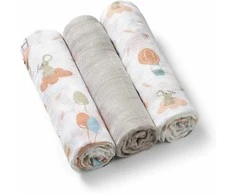 Baby Ono BabyOno vystyklai bambukiniai 3 vnt, pilki 397/09