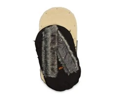 Sensillo vokelis vežimėliui, ESKIMO, vilnonis, 100x46, juodas, 8340