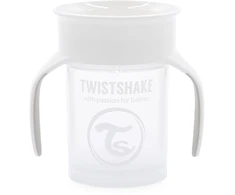 Twistshake buteliukas 360 nuo 6mėn baltas 78931