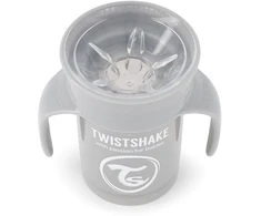 Twistshake buteliukas 360 nuo 6mėn pilkas 78930