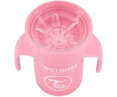 Twistshake buteliukas 360 nuo 6mėn rožinis 78928