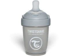 Twistshake buteliukas antikolikinis Pro Double 180ml pilkas 79010