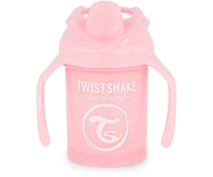 Twistshake puodelis mini rožinis nuo 4mėn 230 ml 78267