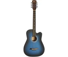 Akustinės gitaros rinkinys Aiersi SG040C, 38", Mėlyna