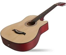 Akustinės gitaros rinkinys Aiersi SG040C, 38", Natūralios medienos spalvos