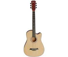 Akustinės gitaros rinkinys Aiersi SG040C, 38", Natūralios medienos spalvos