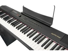 Sceninis pianinas Artesia Performer su stovu, 88 klavišų, Juodas