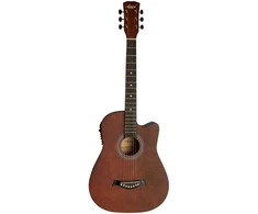 Elektrinės akustinės gitaros rinkinys Aiersi SG040 CE 38" ruda