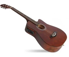 Elektrinės akustinės gitaros rinkinys Aiersi SG040 CE 38" ruda
