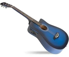 Elektrinės akustinės gitaros rinkinys Aiersi SG040 CE 38", mėlyna
